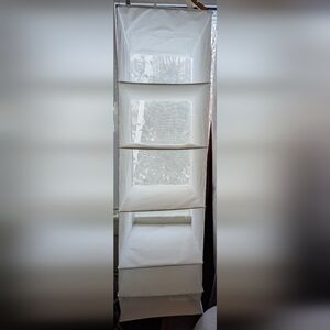 White Hanging Closet Organizer